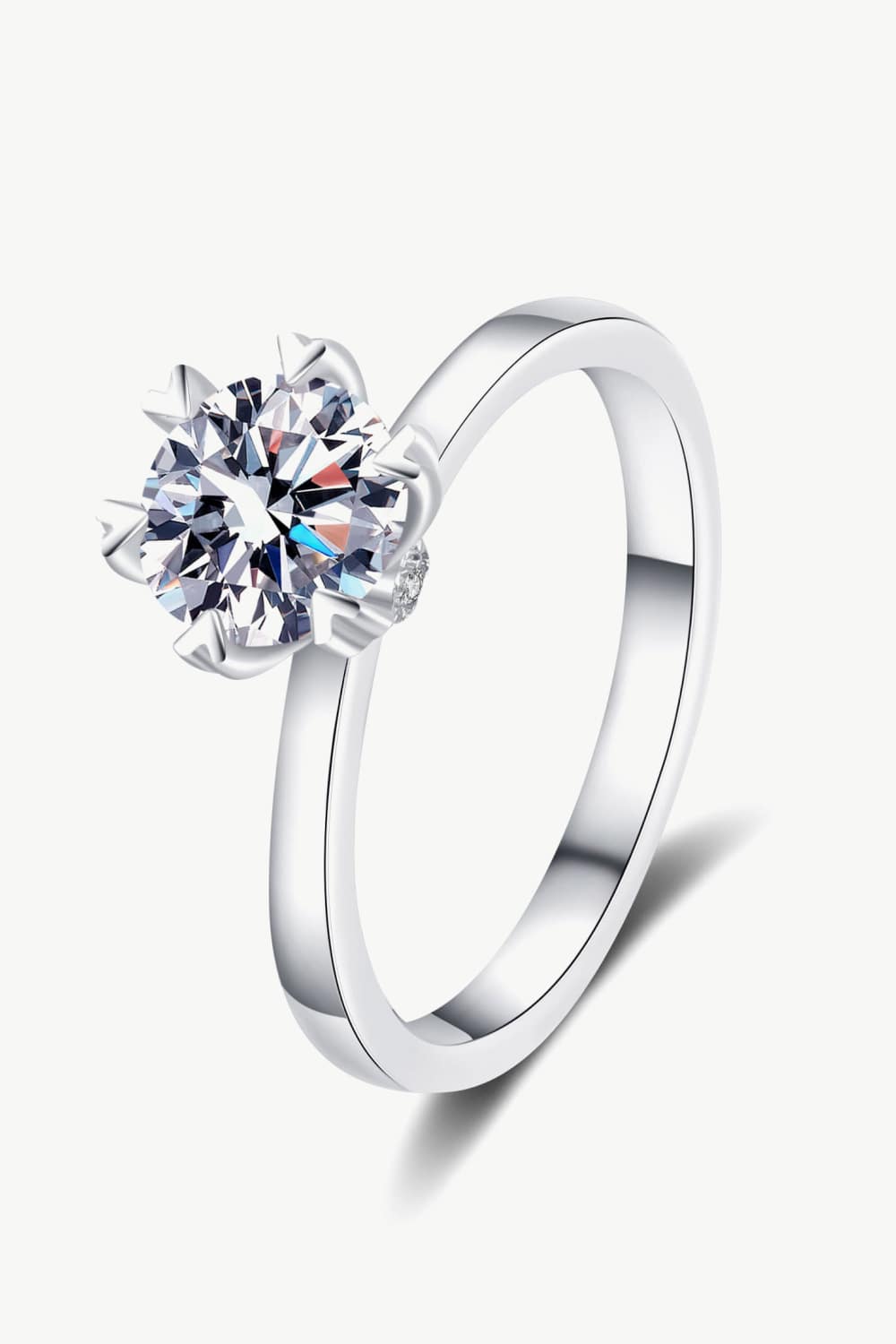 Pleasant Surprise 925 Sterling Silver 1 Carat Moissanite Ring